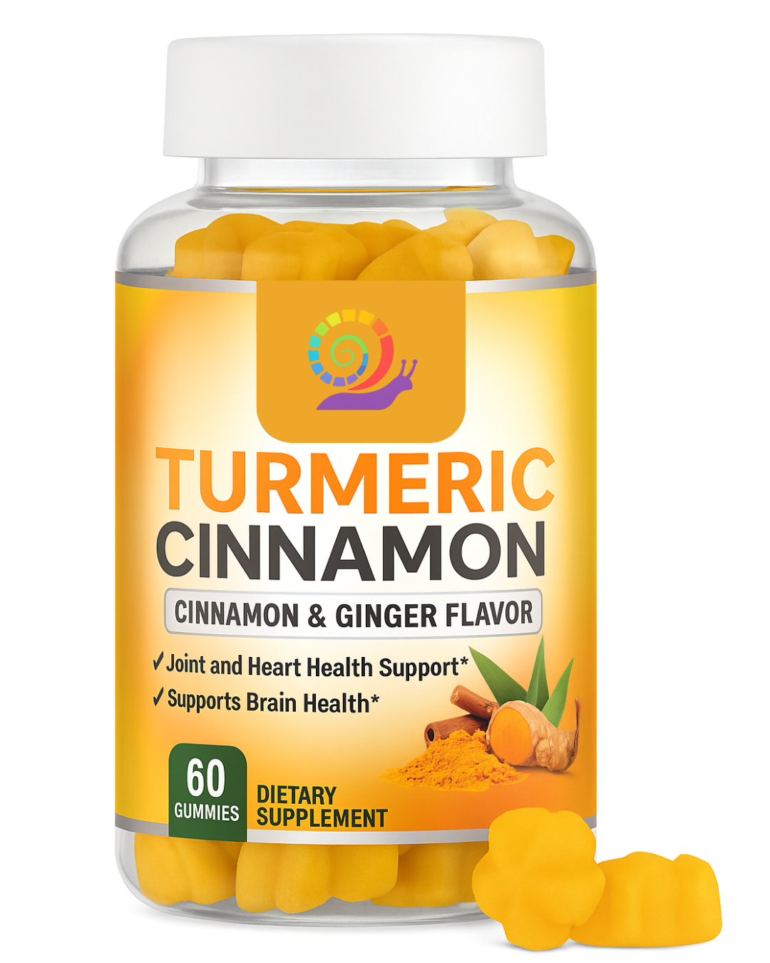 Premium Turmeric & Ginger Vegetable Gummies