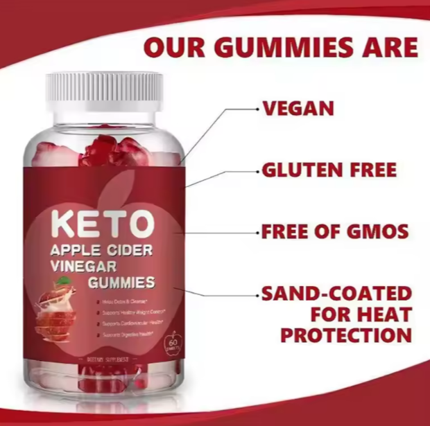 Organic Apple Cider Vinegar Gummies – Daily Detox & Weight Support